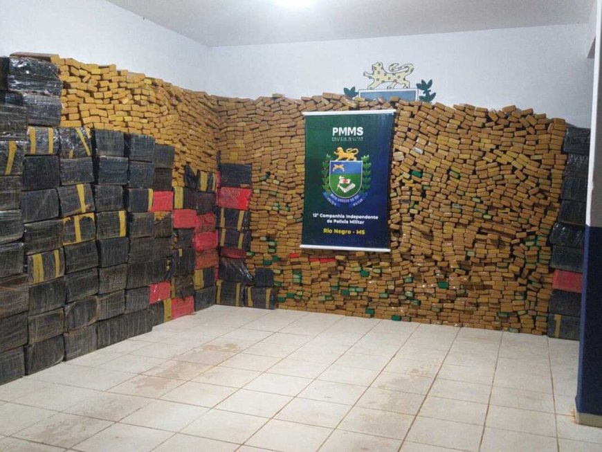 Carga Milionária de Maconha Descoberta em Tanque de Combustível Agrícola