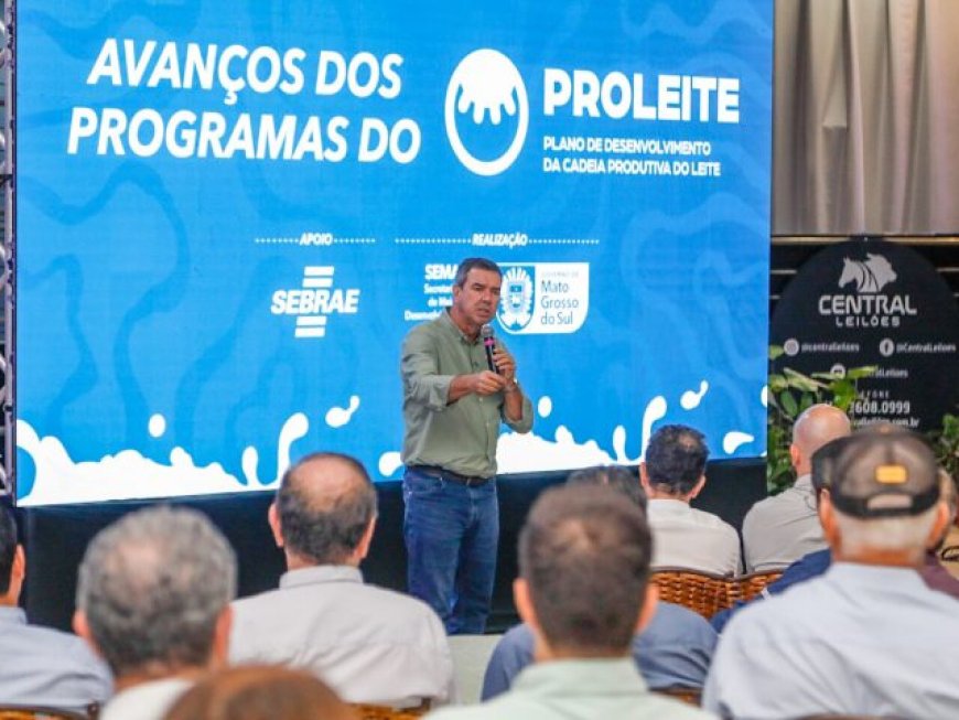 Políticas do Governo de MS para o agro alcançam êxito com avanços da cadeia do leite