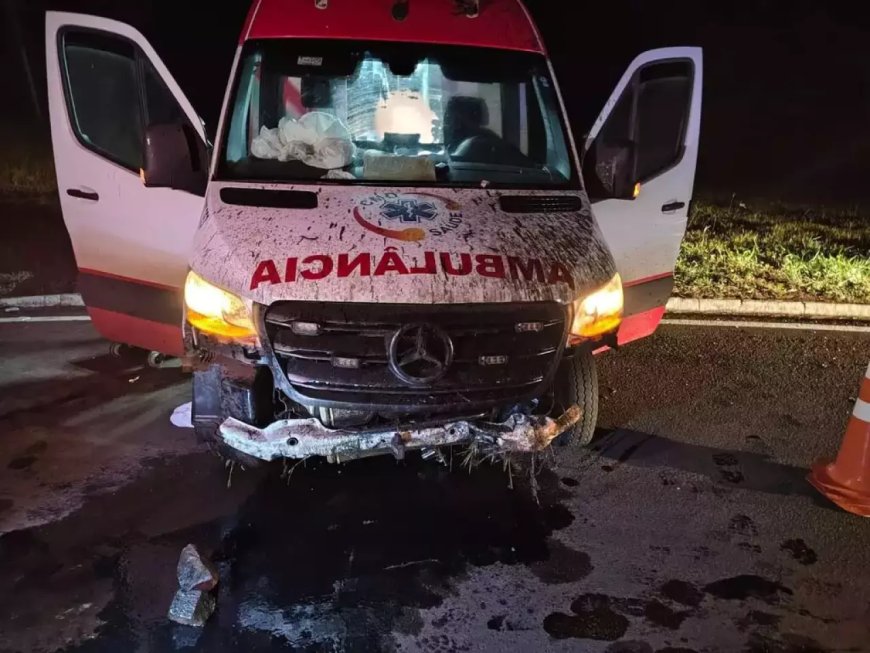 Motorista de Ambulância Cochila ao Volante e Causa Acidente com Gestante Entubada