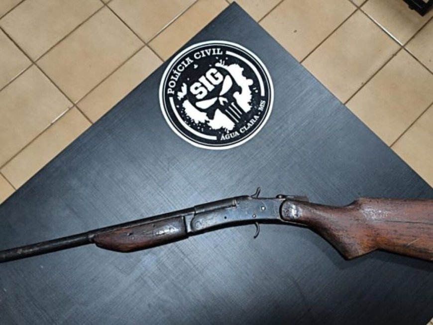 Homem é preso por ameaças de morte e posse irregular de arma de fogo