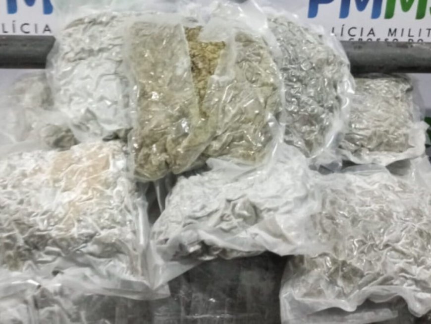 Rapaz é Preso com 18 Quilos de Skunk em Terminal Rodoviário