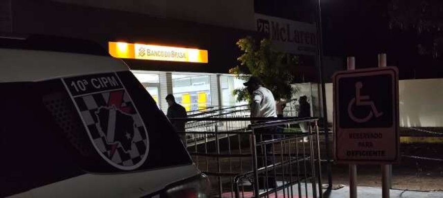 Rapaz em surto morre após invadir agência bancária em Campo Grande