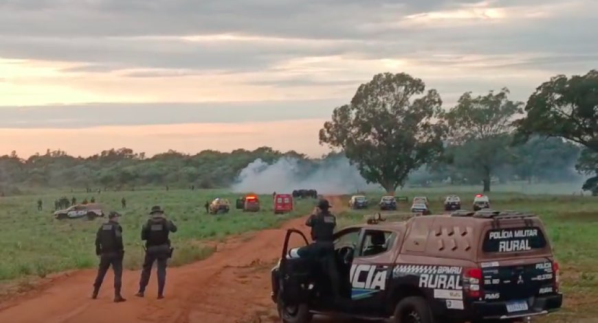 Conflito em Amambai: Indígenas e Polícia Entram em Confronto