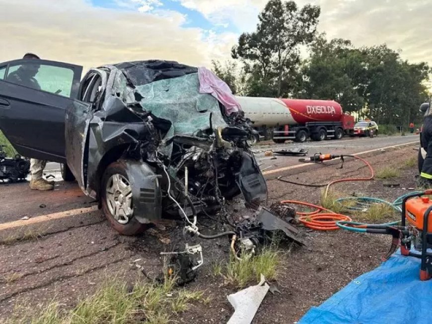 Colisão frontal entre Ivinhema e Deodápolis deixa motorista morta