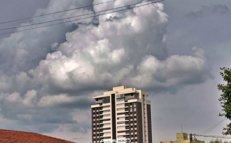 Domingo em Dourados pode ter chuva isolada com ventos intensos