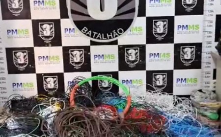 Casal é Preso por Furto de Fios em Obra de Construção em Dourados
