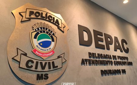Homem é detido por violência doméstica após empurrar mulher em Dourados
