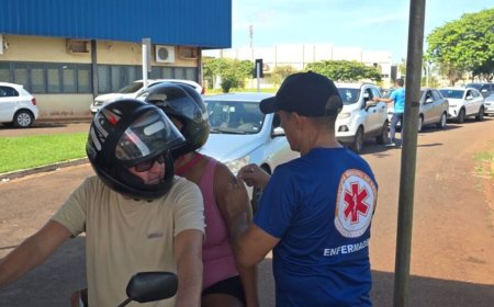 Drive-thru da vacina contra Chikungunya imunizou mais de 400 pessoas no feriado