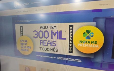 Três apostadores de MS levam R$ 33 mil cada na Nota Premiada