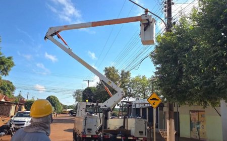 Prefeitura avança com LED e chega aos bairros Canaã I e Santa Maria em Dourados