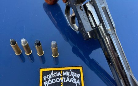 Homem é preso por porte ilegal de arma após denúncia na MS-040