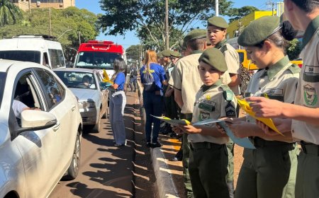 Dourados Inicia Maio Amarelo com Blitz e Foco em Veículos Elétricos