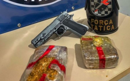 Homem Preso com Crack e Simulacro de Arma Após Abordagem Policial