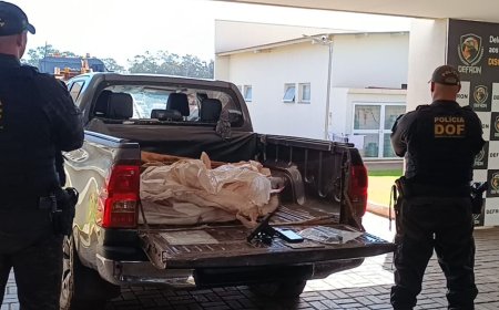 Furto de caminhonete durante jogo na fronteira termina em confronto e suspeito morto