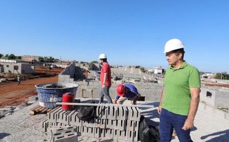 Obras de 198 Moradias Populares em Dourados Alcançam 30% de Execução