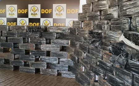 Caminhonete furtada em SC é abandonada com carga milionária após perseguição em MS