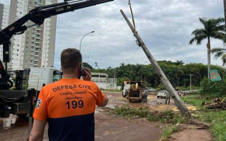 Defesa Civil alerta para temporais e frio; prefeitura monta força-tarefa em Campo Grande