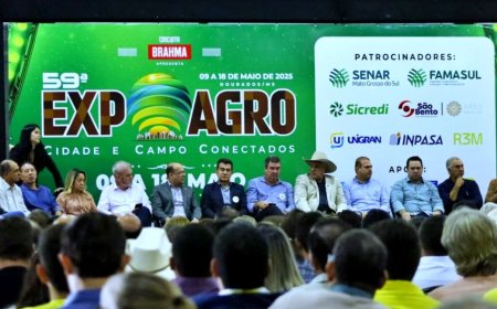 Abertura oficial da 60ª Expoagro marca início de leilões e eventos em Dourados