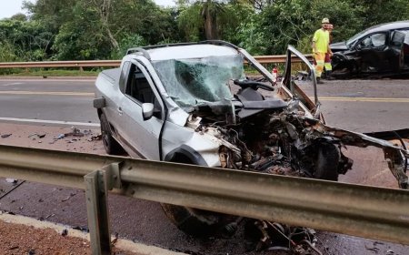 Jovem de 20 anos morre em colisão frontal na BR-163