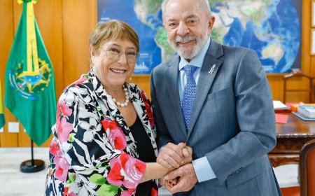 Lula Recebe Michelle Bachelet e Reafirma Apoio para Ela Chefiar ONU