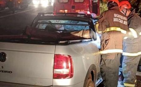 Morador de Dourados morre após colisão entre Saveiro e rodotrem na MS-276