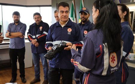 Prefeitura de Dourados Entrega Uniformes para Equipe do Samu após Oito Anos sem Reposição