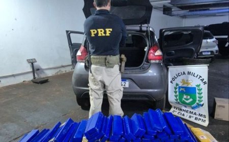 Homem é Preso com 219 kg de Maconha em Veículo