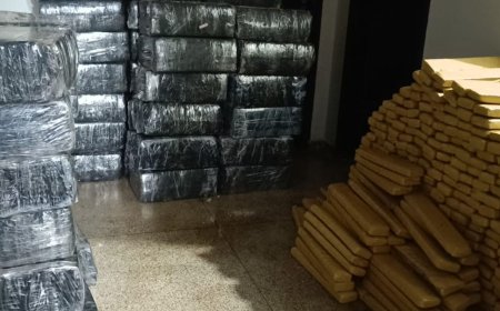 Homem é preso com mais de 1,5 tonelada de maconha após perseguição