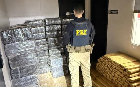 Motorista abandona carreta com 4,5 toneladas de maconha e foge para mata em Dourados