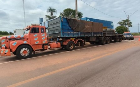 Motorista flagrado com 46 pneus contrabandeados na BR-262