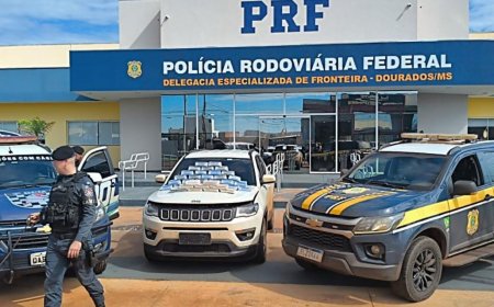 Taxista Flagrado com Cocaína em Dourados