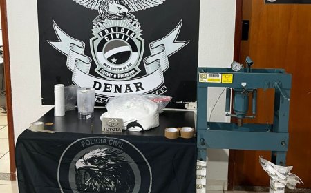 Casa em Campo Grande descoberta com cocaína e munição