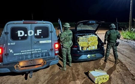 Maconha avaliada em R$ 580 mil é apreendida e dois são presos