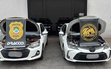 Dracco intercepta carros suspeitos e prende dupla que atuaria na fronteira de MS