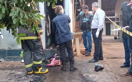 Incêndio em banheiro de comércio em Dourados resulta em morte