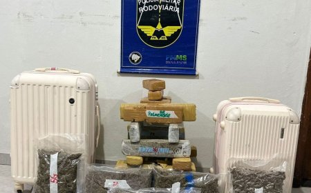Passageira Nervosa é Flagrada com Maconha e Skunk em Ônibus