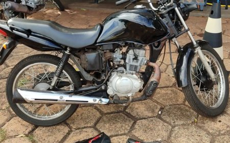 Casal é preso após monitoramento da polícia sobre sequência de furtos de motos