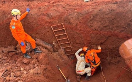 Trabalhador Morto em Obra de Esgoto em Maracaju é Identificado como Diego de Almeida