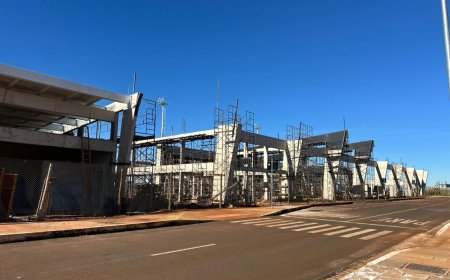 Obras aceleram e novo terminal do aeroporto deve ser entregue no 1º semestre de 2027