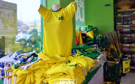 Copa ainda não anima douradense, mas comércio prevê melhora
