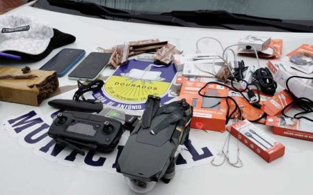 Menores são flagrados usando drone para 'treinar' entrega de drogas em penitenciária