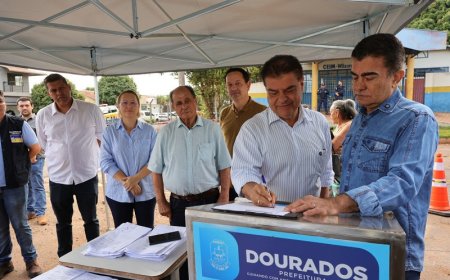 Prefeitura de Dourados Inicia Recapeamento de 3 Quilômetros em Ruas da Região Norte