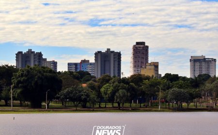 Semana começa com tempo firme e temperaturas em elevação em Dourados