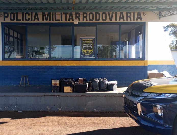 Fiscalização na MS-386 resulta em apreensão de R$ 422 mil em mercadorias ilegais