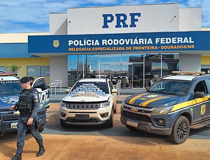 Taxista Flagrado com Cocaína em Dourados