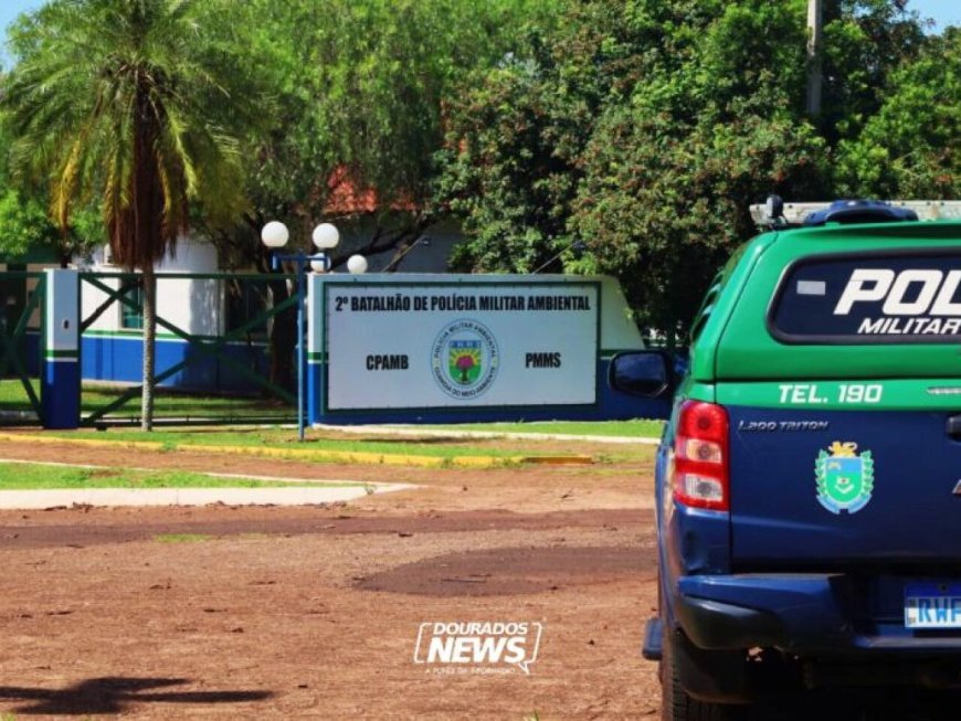Homem é preso após atacar base da Polícia Militar Ambiental com tijoladas