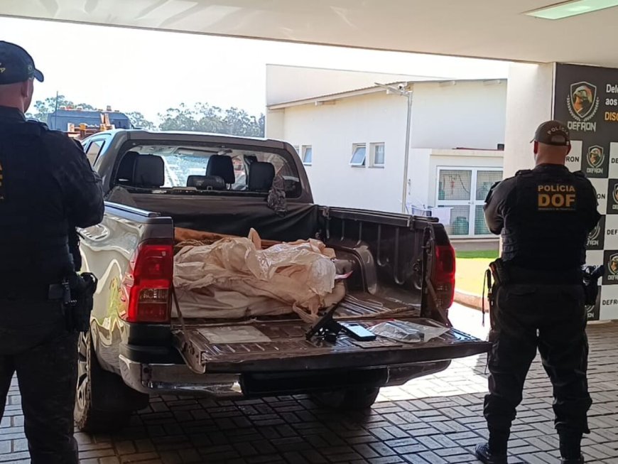Furto de caminhonete durante jogo na fronteira termina em confronto e suspeito morto