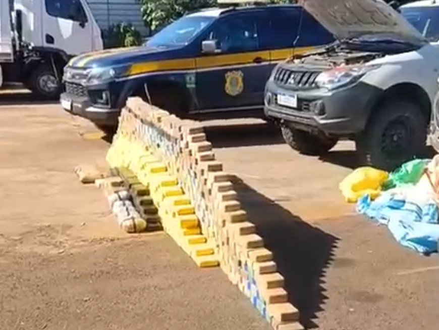 Polícia intercepta cerca de 590 kg de cocaína na MS-080 e prende três envolvidos
