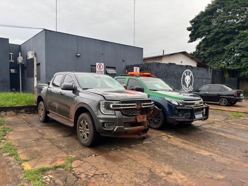 Suspeito de Furtar Caminhonete é Preso Após Tentativa de Fuga na MS-289