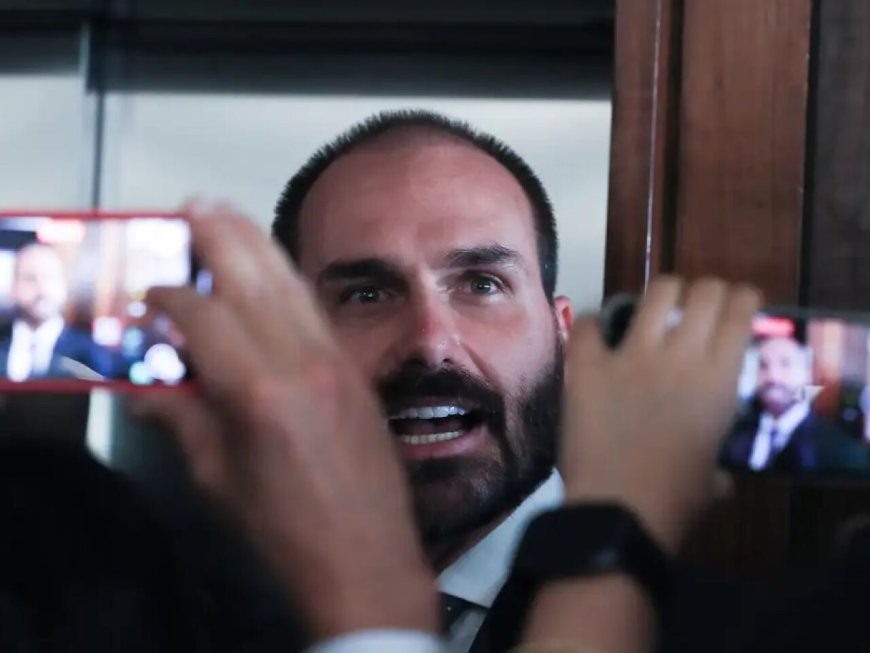 PGR pede condenação de Eduardo Bolsonaro por coação ao Supremo